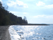 Sandstrand am Achterwasser: Usedomer Hinterland.