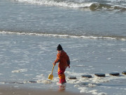 Spielen im Wasser: Familienurlaub auf Usedom.