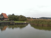 Winterpause: Imbiss am Hafen von ckeritz.