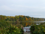 An der Strandstrae: Der Klpinsee im Seebad Loddin.