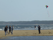 Familienurlaub auf Usedom: Strand des Ostseebades Karlshagen.