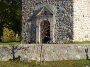 Dorfkirche von Benz: Mit dem Fahrrad durchs Usedomer Hinterland.