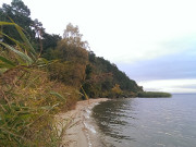 Sandstrand am Achterwasser: Zu Fen des Loddiner Hftberges.