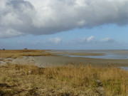 Richtung Rgen und Ruden: Ostseekste des Peenemnder Hakens.