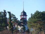 Trmchen: Bdervillen an der Strandpromenade von Zinnowitz.