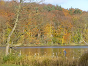 Steg in den Wolgastsee: Korswandt im Usedomer Hinterland.