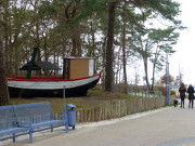 Auf dem Weg zur Strandpromenade: Seebad Zempin auf Usedom.