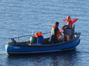 Traditioneller Erwerb: Fischerei auf Usedom.