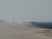 Strandwanderung im Dezember: Ostseestrand von Koserow.