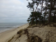 Blick nach Koserow: Seebad Zempin auf Usedom.