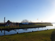 Ostseebad Koserow auf Usedom: Der Achterwasserhafen.