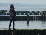 Strandspaziergang: Ostseestrand im Inselnorden.