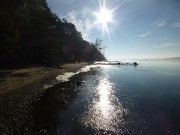 Dnne Eisschicht: Winterurlaub im Norden der Insel Usedom.