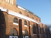 In der Wintersonne: Sankt Petri in Wolgast.