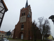 Backsteingotik: Kirche der Stadt Usedom.