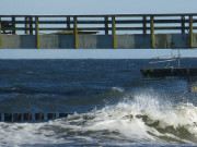 Nordwind an der Ostseekste: Koserow auf Usedom.