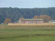 Halbinsel Loddiner Hft: Bootshaus an der Melle.