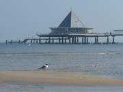 Ostseebad Heringsdorf auf Usedom: Die Seebrcke.