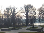 Promenadenplatz: Blick von der Düne zum Kölpinsee.