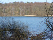 Im Hinterland der Usedomer Kaiserbder: Blick ber den Wolgastsee.