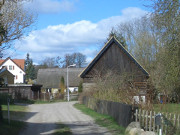 Bauernhuser im Hinterland: Pudagla am Glaubensberg.