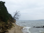 Sandstrand an der Krumminer Wiek: Usedomer Halbinsel Gnitz.