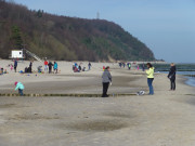 Ostseestrand der Insel Usedom: Blick zum Streckelsberg.