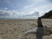 "Trollsteenen": Steine am Strand von ckeritz.