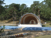 Konzertmuschel: Kurplatz des Ostseebades Trassenheide.