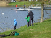 Angelversuche: Der Klpinsee im Seebad Loddin.