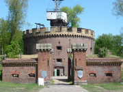 Fort Zachodni: Alte Befestigungsanlage am Hafen Swinemnde.