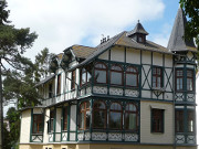 Bdervilla an der Strandpromenade des Ostseebades Zinnowitz.