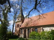 Mellenthin im Hinterland Usedoms: Die Kirche.