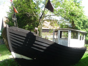 Fischerboot: Garz im Haffland Usedoms.