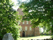 Im Sdosten der Insel Usedom: Dorfkirche zu Garz.