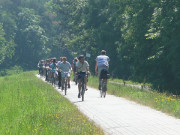 Mit dem Fahrrad an den Strand: Kstenradweg auf Usedom.