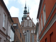 Dominiert die Altstadt von Greifswald: Kirche Sankt Nikolai.
