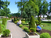 Grne Kurpromenade: Ostseebad Misdroy auf Wollin.