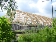 Lagerhalle: Sanierungen im Hafen von Swinemnde.