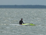 Stagnie: Surfen lernen auf dem Achterwasser.