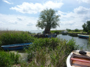 Friedlich: Achterwasserhafen des Seebades Zempin.