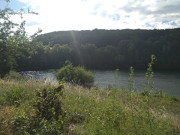 Start des Rundwanderweges um den Trkiessee auf Wollin.