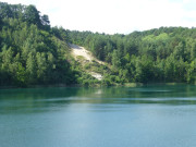 Alte Badestelle: Der Trkiessee bei Kalkofen.