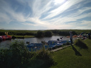 Fotomotiv: Boote im Achterwasser bei Loddin.