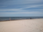 Sandstrand bei Zempin: Sommerwetter an der Ostsee.