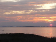 Ein Urlaubstag geht zuende: Abendstimmung auf Usedom.