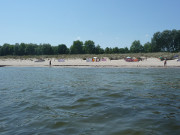 Ostseestrand von Zempin: Beginn eines Urlaubstages.