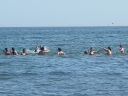 Badespa im Ostseewasser: Urlaub auf Usedom.