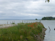 Hier verband ein Straendamm den Gnitz mit der Grmitz.