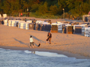 Romantisches Foto: Ende eines Urlaubstages.